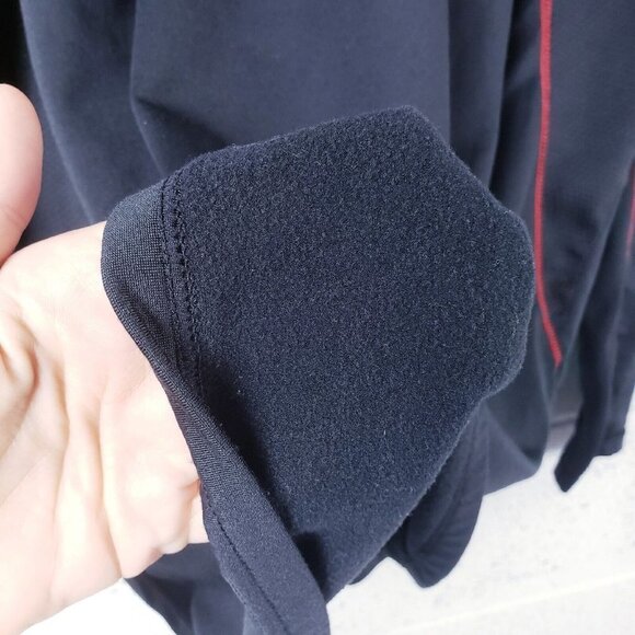 Spyder Active Pro Web Athletic Fit Shirt Mens Large Crew Neck Long Sleeve Black - Picture 5 of 6